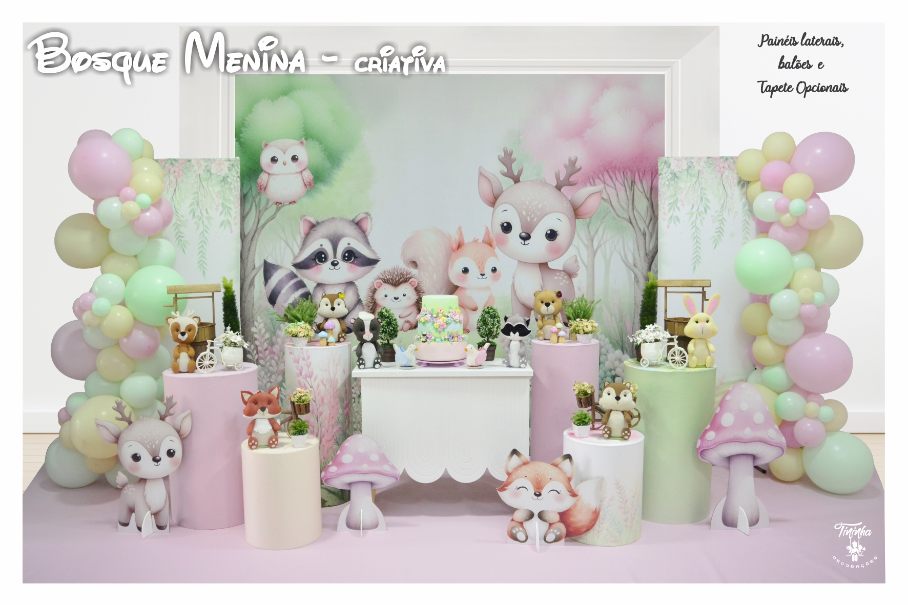 Bosque Menina - criativa